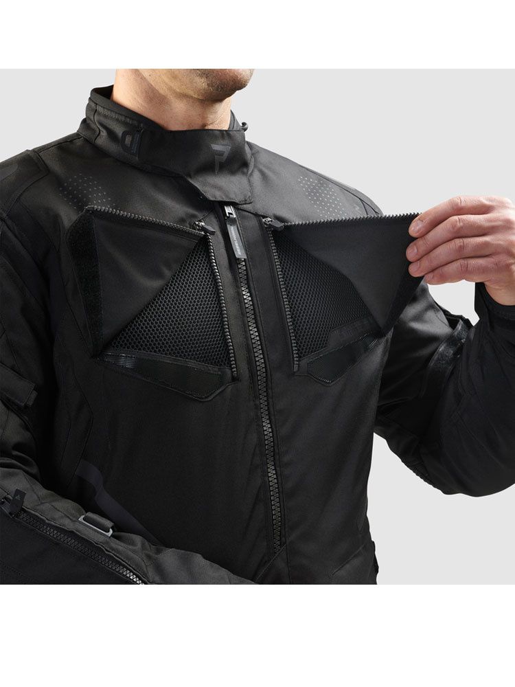 Kurtka motocyklowa tekstylna Rebelhorn Hiker IV czarna