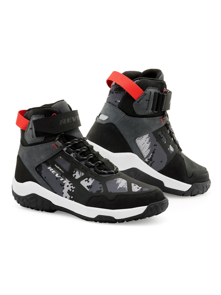 Buty motocyklowe REV’IT! Descent H2O czarno-czerwone