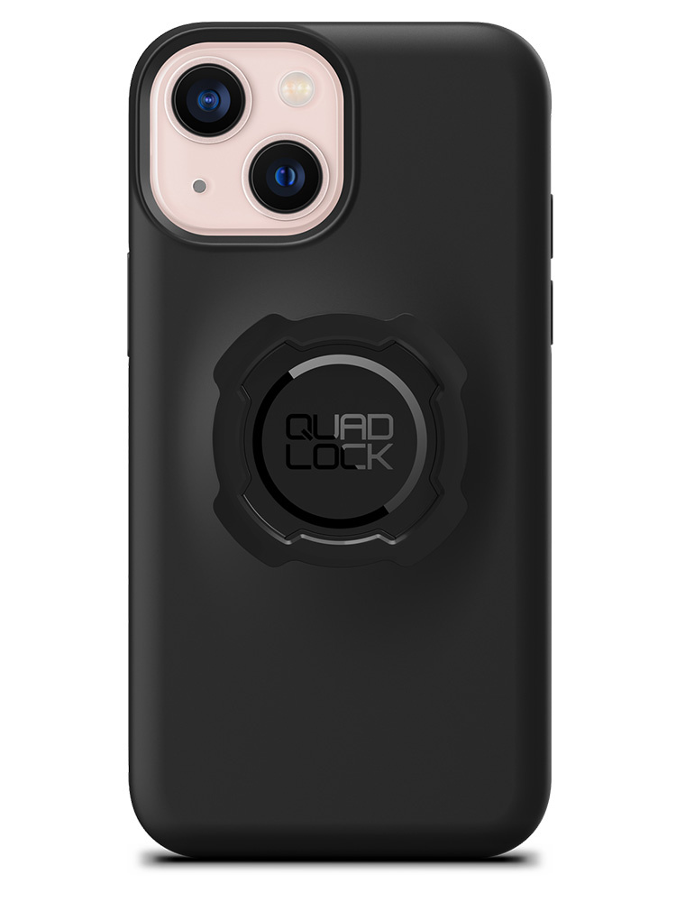 Zestaw: etui na telefon iPhone 13 mini + uchwyt Quad Lock montowany za pomocą paska z szybkozłączką