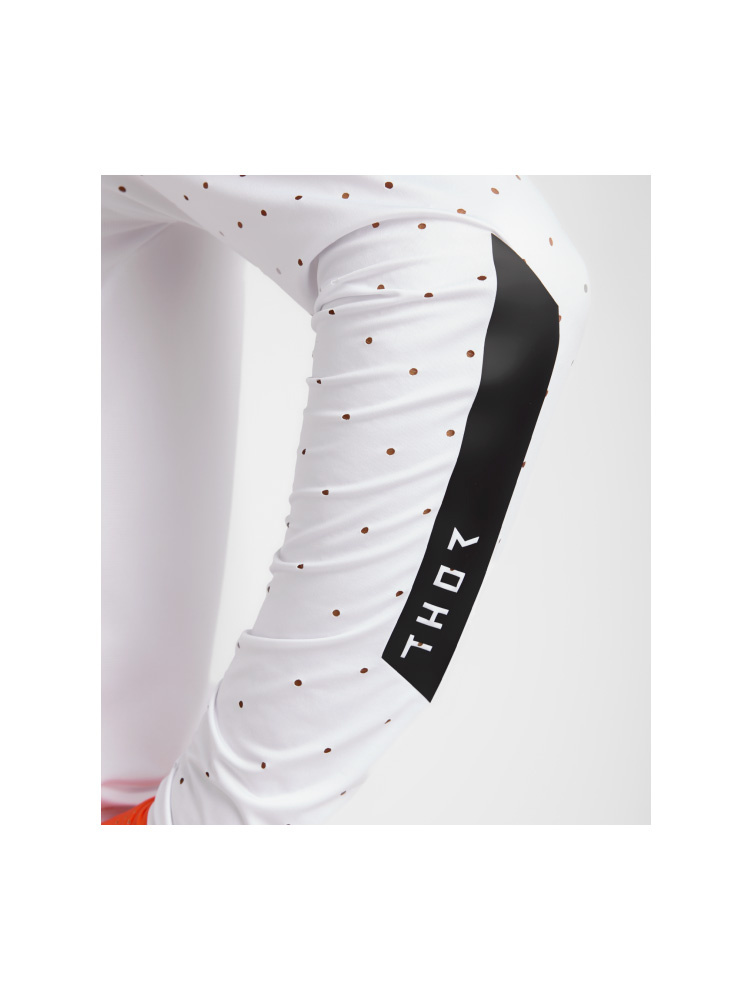 Bluza enduro Thor Sportmode Rogue biało-pomarańczowa