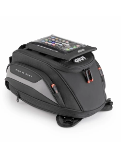 Torba na zbiornik Tankbag GIVI EASY04 mocowana za pomocą pasków i/ lub magnesów, czarna [poj.: 12-16l]