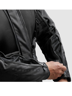 Kurtka motocyklowa tekstylna Rebelhorn Cubby V czarna