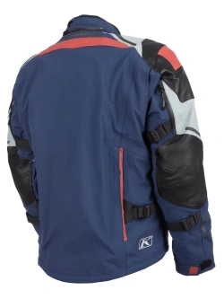 Kurtka motocyklowa tekstylna Klim Kodiak niebiesko-czerwona