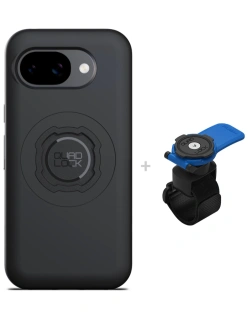 Zestaw: etui MAG na telefon Google Pixel 10A (magnetyczne) + uchwyt Quad Lock montowany za pomocą paska z szybkozłączką
