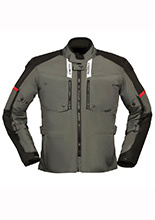 Kurtka motocyklowa tekstylna Modeka Raegis szaro-czarna