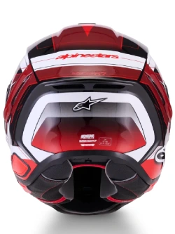 Kask integralny Alpinestars S-R7 Kinetis czarno-czerwono-biały
