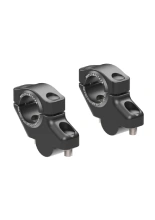 Podwyższenie kierownicy Hepco&Becker Suzuki GSX 8S (23-) [30 mm w górę, 21 mm w tył] czarne