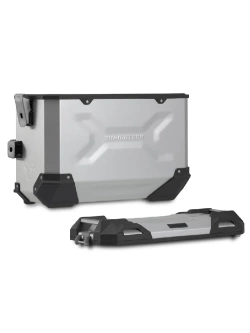 Zestaw: kufry boczne + stelaże Pro TRAX ADV SW-Motech Voge 900 DSX (23-) srebrne [poj.: 45 + 37l]