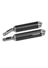Tłumik Arrow Aprilia RSV 1000 R/R Factory [04-08], TUONO 1000 R / R Factory [06-10] [Race-Tech, Dark aluminium + Stainless Steel]