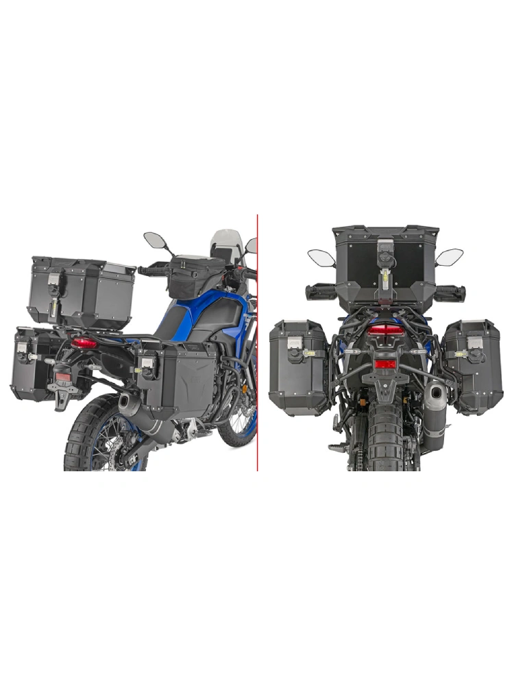 Stelaż kufrów bocznych asymetrycznych Monokey Cam-Side GIVI PL One-Fit Yamaha Tenere 700/ Rally (25-)