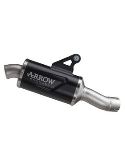 Tłumik motocyklowy Arrow Indy Race Evo BMW R 1300 GS (24-) aluminiowy, ze stalową końcówką, czarny