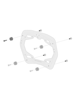 Zestaw: kufry boczne + stelaże PRO ABS ® Aero System Sw-Motech do KTM 1290 Super Adventure R / S (21-)/ 1390 R/ S/ Evo (24-) [pojemność: 2 x 25 L]