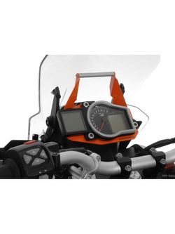 Adapter mocowania GPS nad kierownicą Touratech do KTM 1050 Adventure/1090 Adventure/1190 Adventure/R pomarańczowy