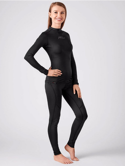 Koszulka termoaktywna damska z długim rękawem Redline Venus 2.0 Outlast czarna