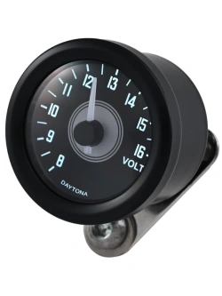 Voltomierz analogowy Daytona Velona48 z białym podświetleniem LED [12 V]