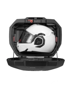 Zestaw kufrów bocznych SHAD SH38X z regulacją pojemności, czarnych [poj.: 27-38l]