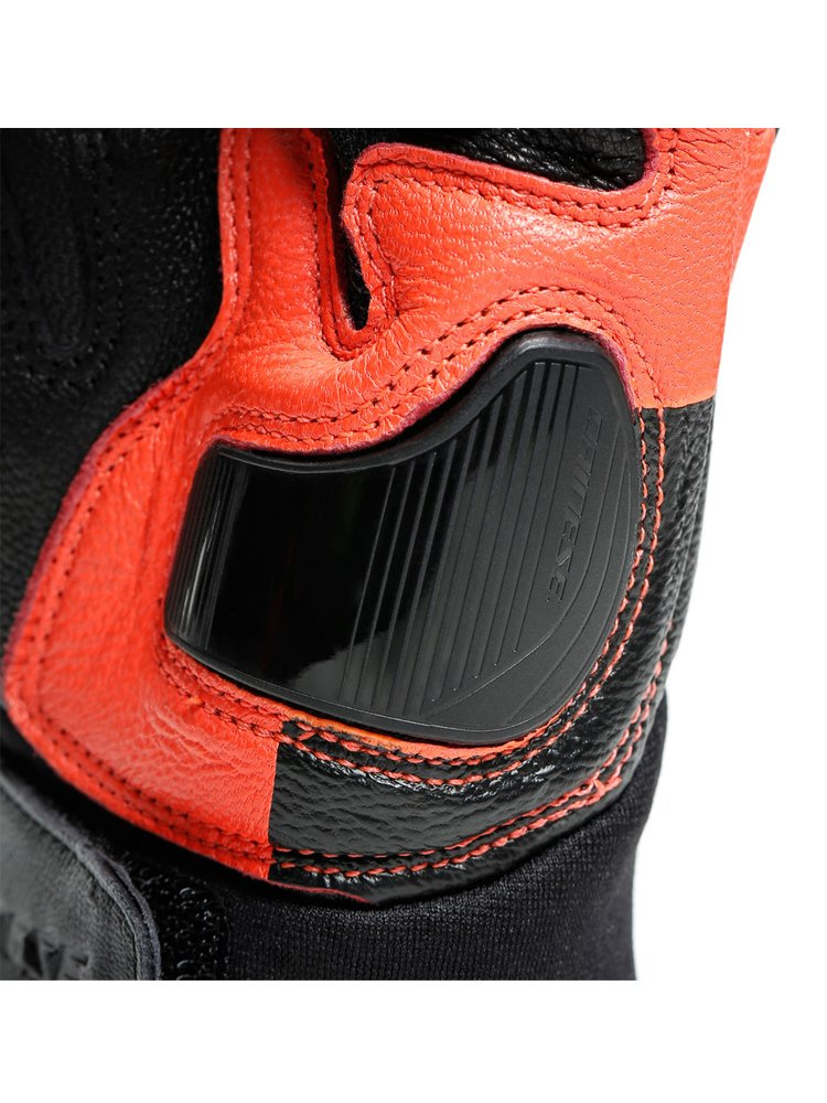 Skórzane rękawice motocyklowe Dainese X-Ride czarno-fluo czerwone