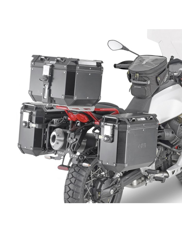 Stelaż kufrów bocznych Monokey Cam-Side GIVI PL One-Fit Moto Guzzi V85 TT (19-23)