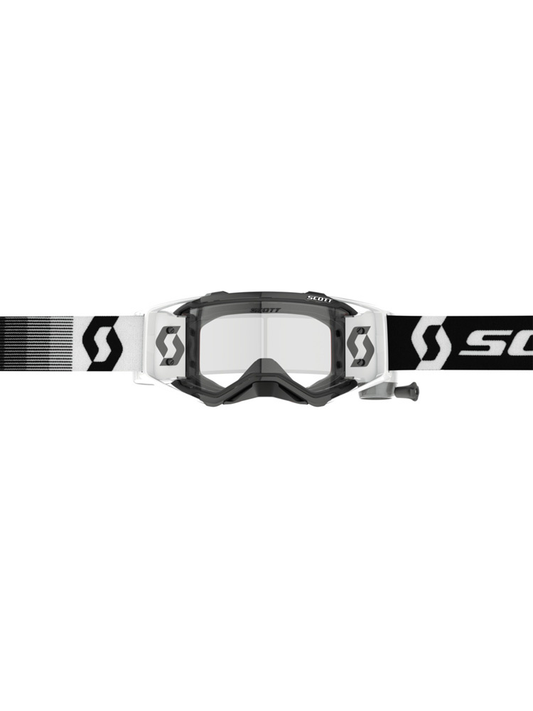 Gogle motocyklowe Scott Prospect WFS z przeźroczystą szybą czarno-białe