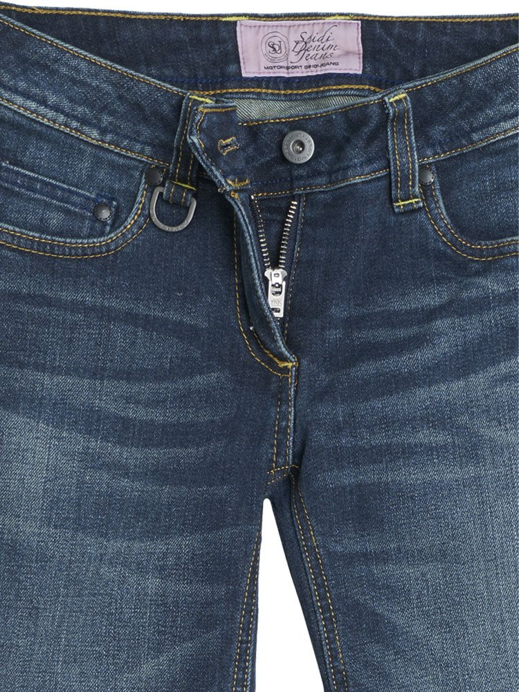 Jeansy motocyklowe damskie Spidi J-Tracker Lady długie ciemnoniebieskie