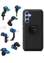 Zestaw na motocykl: etui MAG na telefon Samsung Galaxy A55(magnetyczne) + mocowanie Quad Lock