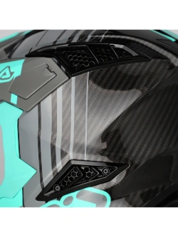 Kask enduro Acerbis Airstrike-C turkusowy
