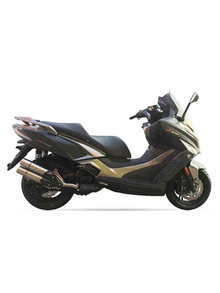 Tłumik IXIL DUAL HYPERLOW XXL, L5X (SLIP ON) - Kymco Xciting 400 (D6)