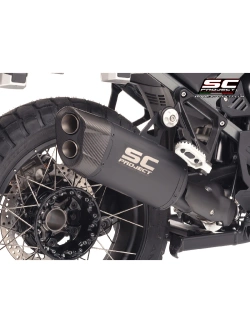 Tłumik motocyklowy SC-Project Adventure-R tytanowy, czarny matowy BMW R 1300 GS Adventure (25-)