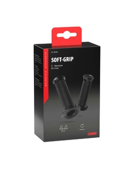 Manetki motocyklowe Lampa Soft Grip czarne