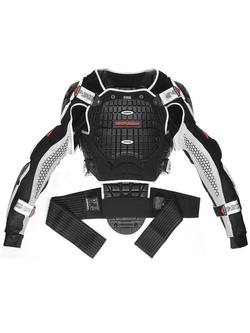 Zbroja motocyklowa Spidi Warrior Jacket czarno-biała
