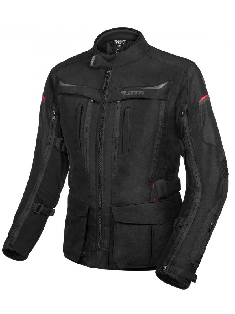 Kurtka motocyklowa damska tekstylna Seca Discovery Lady czarna