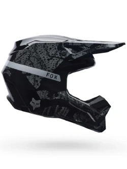 Kask enduro Fox V1 Bnkr czarno-szary