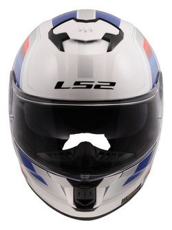 Kask integralny LS2 FF808 Stream II Vintage biało-niebiesko-czerwony