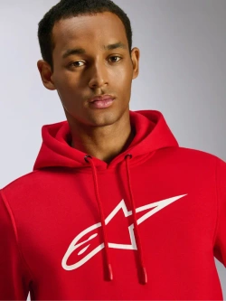 Bluza z kapturem Alpinestars Ageless V3 czerwona