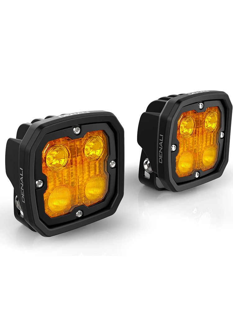 Zestaw lamp LED DENALI 2.0 D4 TriOptic z technologią DataDim + soczewki bursztynowe