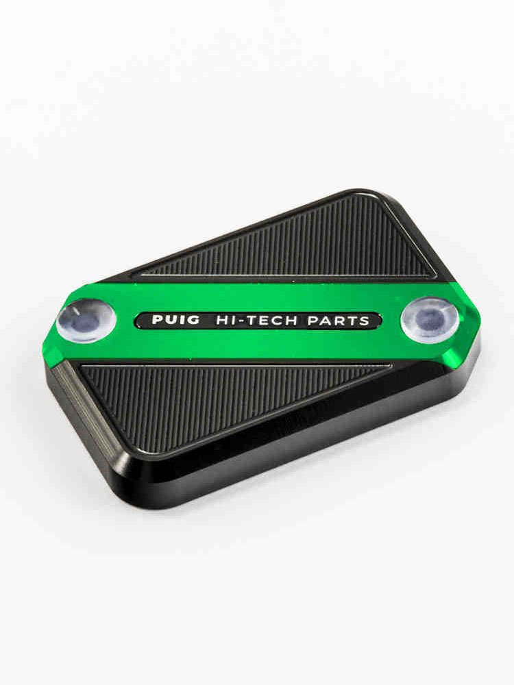 Pokrywa zbiorniczka płynu hamulcowego Puig Aprilia/BMW/KTM/Suzuki/Triumph (wybrane modele) zielona
