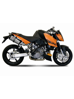 Tłumiki motocyklowe Slip-On Line (Suono) MIVV do KTM 990 Superduke (05-11) srebrne