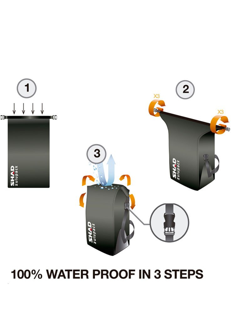 Wodoodporna torba rollbag na tył Shad SW38 (38L)