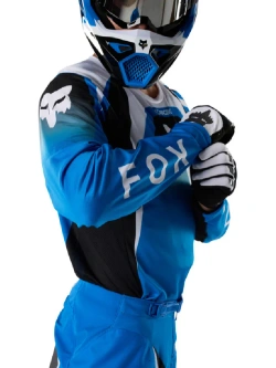 Bluza enduro Fox 180 Frame czarno-biało-niebieska