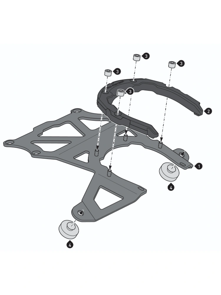 Mocowanie tank ring PRO SW-MOTECH Yamaha Tenere 700 World Raid (25-)