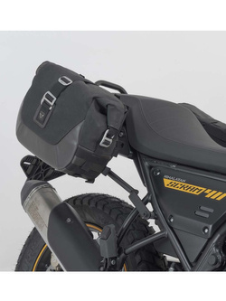 Zestaw sakw bocznych i LEGEND GEAR LC2/LC1 Black ze stelażami do Royal Enfield Scram 411 (21-25)