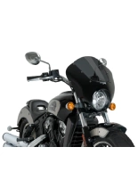 Półowiewka motocyklowa sportowa PUIG Dark Night Indian Scout (15-) mocno przyciemniana