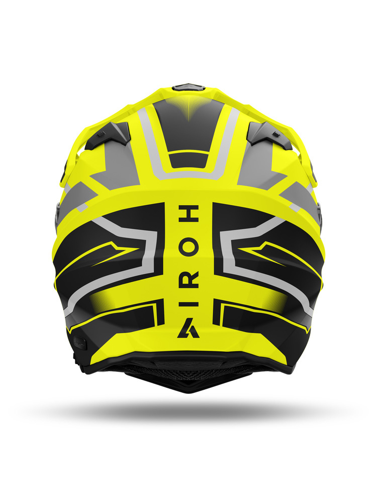 Kask integralny Airoh Commander II Mavick czarno-żółto-szary matowy