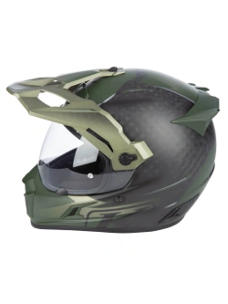 Kask adventure Klim Krios Pro Echo czarno-zielony matowy