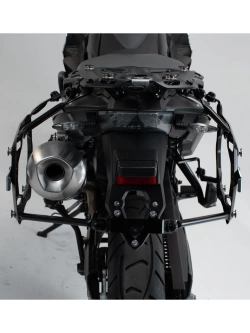Zestaw: kufry boczne DUSC M i L + kufer centralny DUSC XL + stelaże SW-Motech BMW F 800/ 700/ 650 GS (07-18) [poj.: 33 + 41 + 55l]