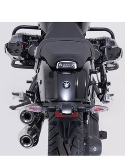 Zestaw: sakwa boczna Legend Gear LC1 + stelaż SLC Sw-Motech BMW R 12/ S (24-) czarno-brązowa [pojemność: 9,8 L]