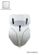 Szyba motocyklowa MRA "VXCM" BMW S 1000 XR (24-) przezroczysta