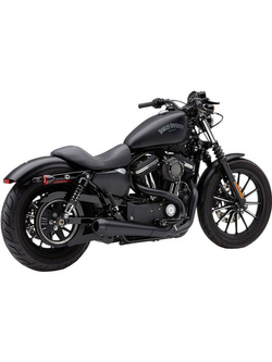 Pełny układ wydechowy El Diablo 2-into-1 Cobra Harley Davidson Sportster Iron 883/ Roadster 1200/ 1200 Custom/ Superlow czarny