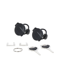Zestaw: kufer centralny TRAX ADV + stelaż Adventure-rack SW-MOTECH Suzuki V-Strom 1000 / XT WDD0 (16-), V-Strom 1050/XT (19-) , V-Strom 650XT (17-25), V-Strom 1050DE (23-) (pojemność 38 L) srebrny