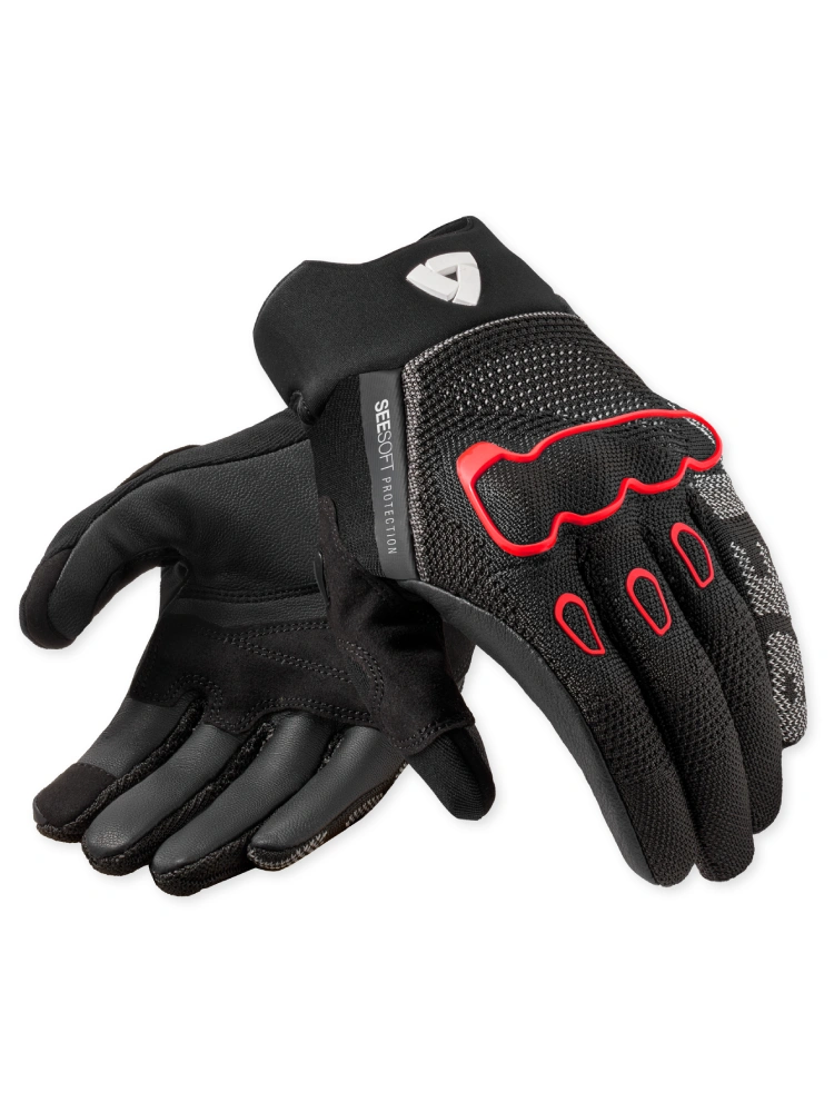 Rękawice motocyklowe letnie REV’IT! Hyperspeed 3 czarno-fluo czerwone